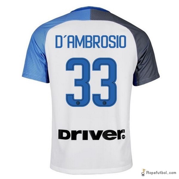 Camiseta Inter de Milán Replica Segunda Ropa D'Ambrosio 2017/18